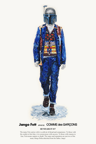 Illustration for article titled What Boba Fett wears on his day off